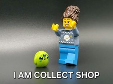 LEGO MINIFIG CHRISTMAS WOMAN PULL SPACE ALIEN PELUCHE WINTER VILLAGE CITY (NEUF)