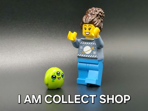 Lego minifig christmas woman - lego,