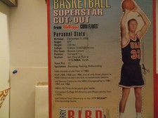 larry bird / cereal box