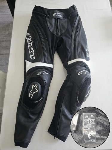 Pantalon cuir moto femme