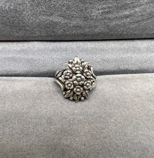 Algot Enevoldsen Pre 2000 Vintage Pandora Sterling Silver Tommelise Ring Sz 56