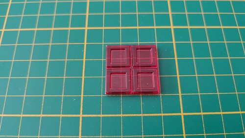 Polyominos rouge carré 2x2