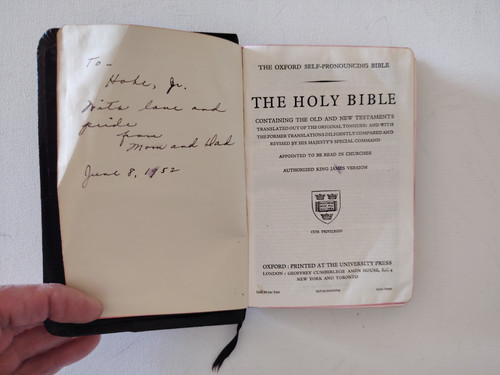 Ancien livre the holy - holy, bible