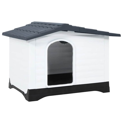 Niche pour chien bleu - pour,