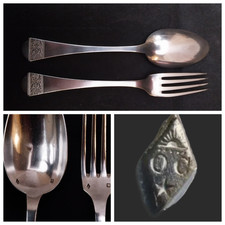 COUVERTS en ARGENT MASSIF