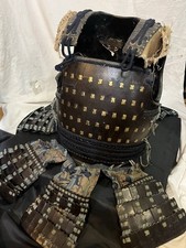 Iron DOU YOROI Samurai Armor Edo japan used antique NO stand and box Junk item