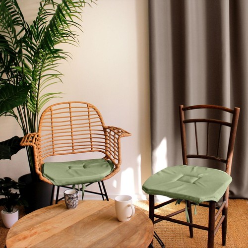 Galette chaise uni basic - galette,