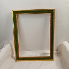 Beautiful Marie Louise Green and Gold Frame - Vintage 