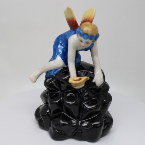 Pique fleurs vase figurine fee - vase,
