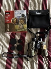 BUSHNELL POWERVIEW 10X 50MM CAMO ALL-PURPOSE BINOCULARS   EUC