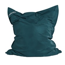 jumbo bag pouf géant - bleu paon 14100v-34 jumbo velvet