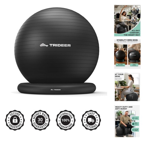 65cm stability ball chair - chair,