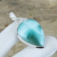 Larimar Pierre Pendentif 925