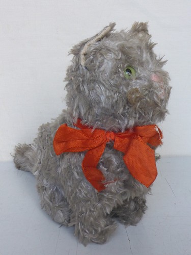 Ancien jouet animal chat - animal,