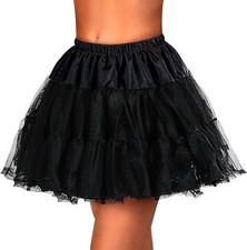 Women's Petticoat Skirt Tutu Poofy skirts Tulle Tutu Skirts Elastic Underskirt