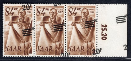 Sarre 227 mnh variete - sarre,