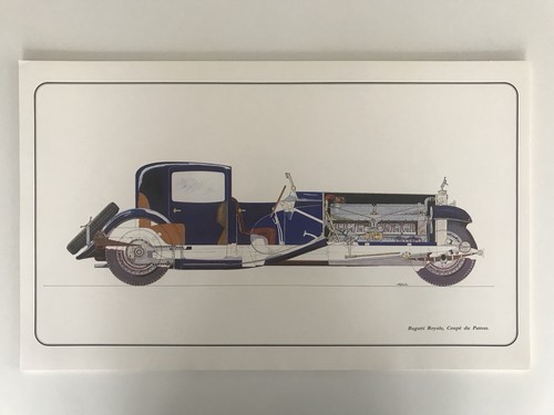 Bugatti lithographie - bugatti,