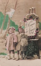 CP LITTLE GIRLS ELEGANT EASEL COAT HAPPY NEW YEAR - 93652