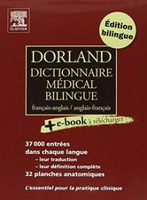 DORLAND DICTIONNAIRE MEDICAL BILINGUE FRANCAIS-ANGLAIS / By Dorland Staff VG