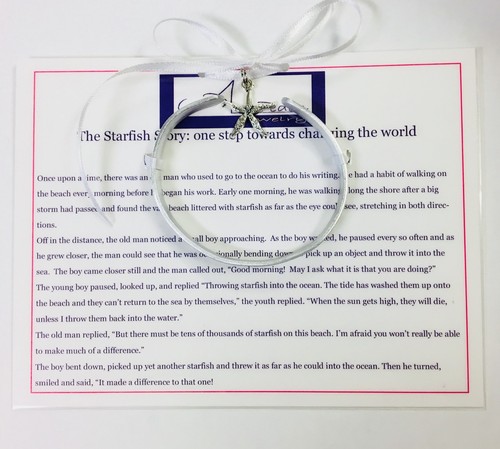 The starfish story bracelet - story,