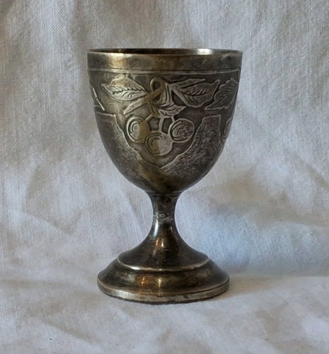 Ancien coquetier métal - ancien,