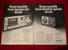Sony TV-K7II Cassette Deck Audio Systems 1978 Print Ad - great to Frame!