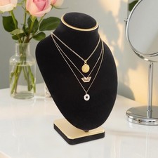 Présentoir à bijoux buste pour colliers et autres bijoux, idéal pour la