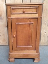 Chevet Louis Philippe en merisier massif /Table de nuit / Table de chevet / 