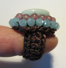 RARE ANCIEN BAGUE EN CHEVEUX