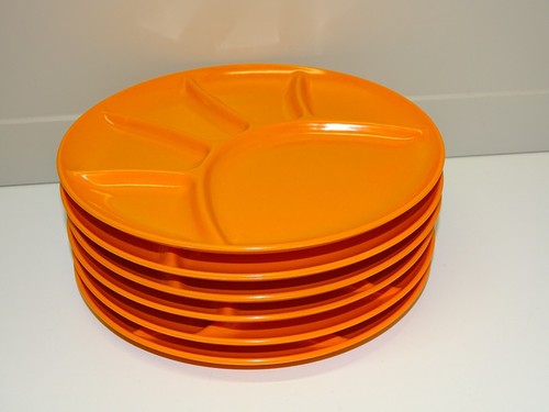 Assiettes fondue vintage - fondue,