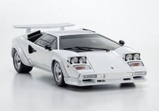 New Kyosho LAMBORGHINI COUNTACH LP400S 1980 1:18 Model Car White 08320WFL KidBX