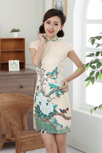 Jolie mini robe chinoise - mini,