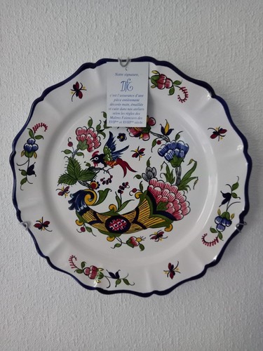 Assiette faience vieux - assiette,