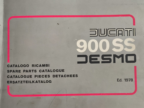 Ducati 900 desmo catalogo - ducati,