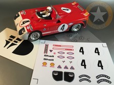 STICKERS POUR ALFA ROMEO 33 TT3 SCALEXTRIC 1/32 REF DCS030 - NO DECAL IDEAL SLOT