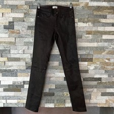 Zadig And Voltaire Women’s Leather Tan Pants Slim Fit Size 34FR 27US