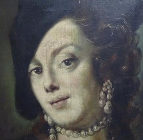Tableau ancien huile - tableau,