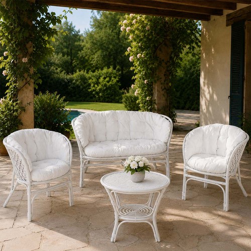Salon jardin bahama blanc - salon, de