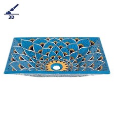 Lavabo rectangulaire à poser