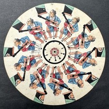 Phenakistiscope: Authentic Optical Disc by Alph. Giroux 1833: Guitarist
