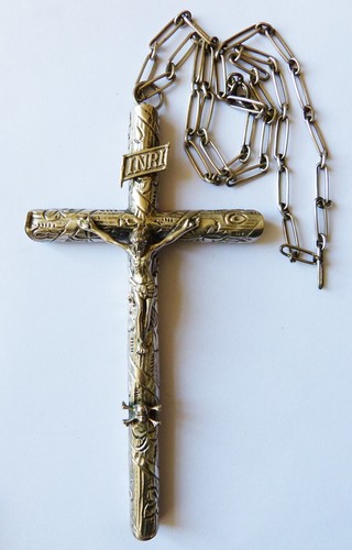Grande croix pectorale argent - croix,
