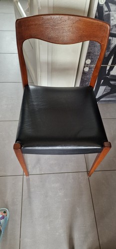Lot chaises bois avec - 6,