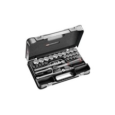 Coffret douilles 1/2' 12 pans métriques S.161B FACOM 30 pièces - S.161-5P12