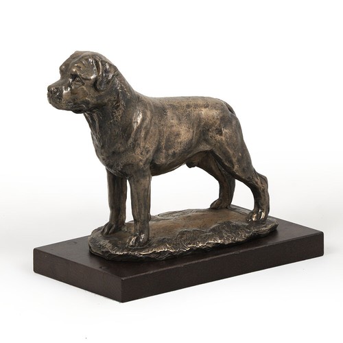 Rottweiler figurine bois - figurine, en