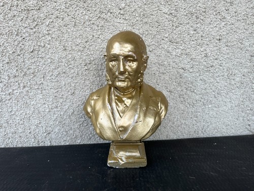 Buste ancien homme doré