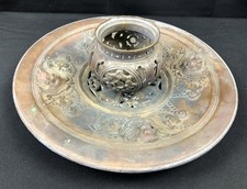 Encrier de bureau en bronze du