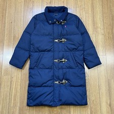 Polo Ralph Lauren Girl's Water-Repellent Long Down Jacket Fireman Navy Size M