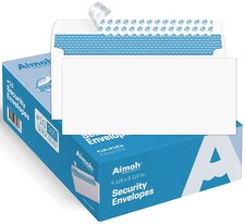 #10 Security Letter Envelopes - Self-Seal - Windowless - 500 Count - (34010-E)