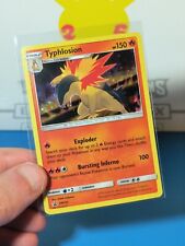 Typhlosion SM185 Cosmos Holo Black Star Promo Foil Pokemon Card 185 night