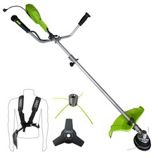 Débroussailleuse électrique 1400W - 2en1 - Coupe-bordure - Tête double fil - Têt